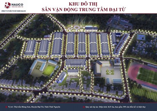 Phối cảnh dự án - Khu đô thị Đại Từ Garden City