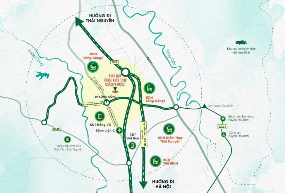 Khu đô thị Cầu Trúc, phường Bách Quang